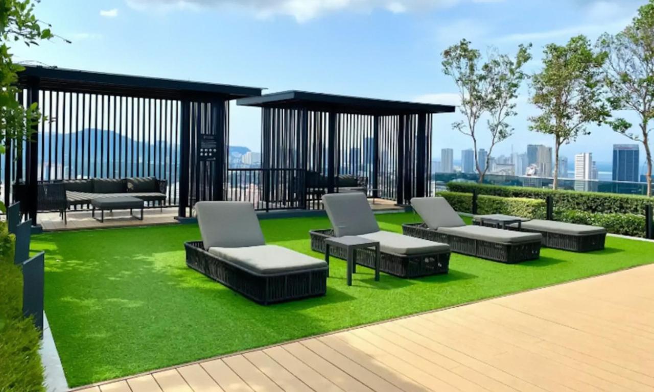 Skypool With Seaview 8Pax Beacon Executive Suites - Georgetown City Centre - 3Km To Komtar Bagian luar foto
